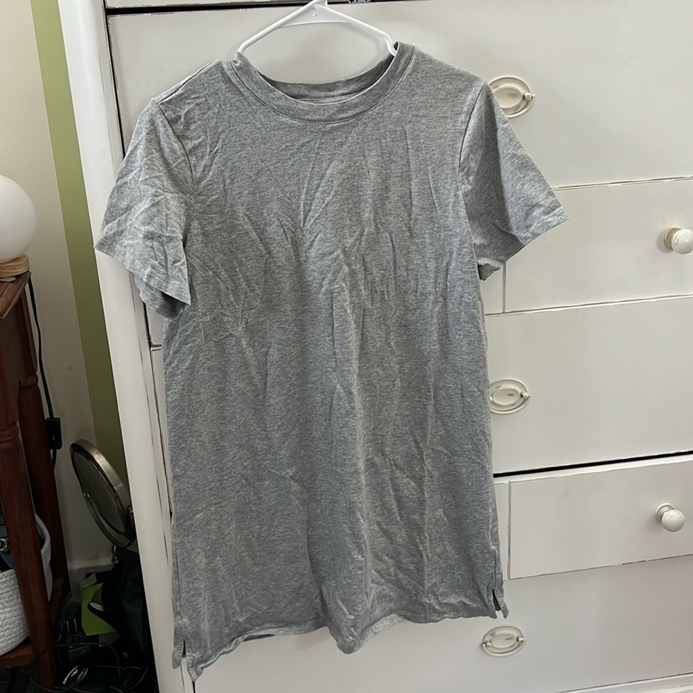 Old Navy grey cotton tshirt dress